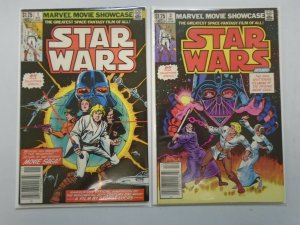 Marvel Movie Showcase Star Wars set #1+2 6.0 FN (1982)