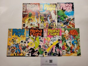 7 Alpha Flight Marvel Comic Books #24 26 29 39 42 44 113 6 TJ7