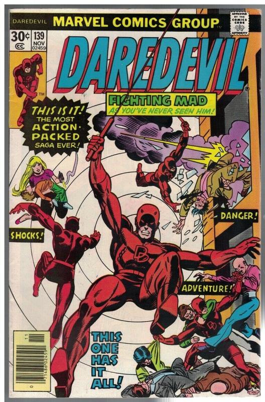 DAREDEVIL 139 FN- Nov. 1976