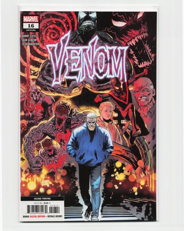 Venom #16 Second Print Cover (2019) Venom