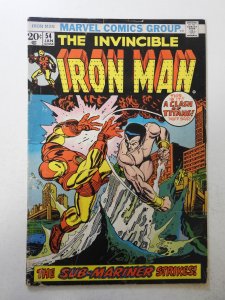 Iron Man #54 (1973) VG Condition National Diamond insert intact