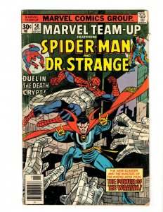 Marvel Team Up #50 ORIGINAL Vintage 1976 Spider-Man Doctor Strange