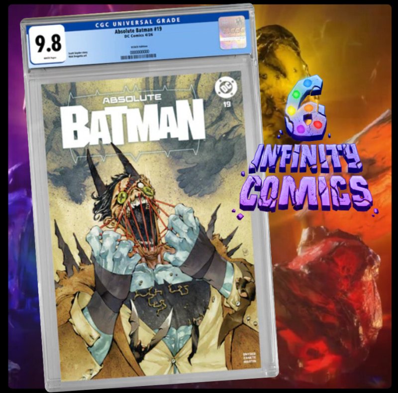 ABSOLUTE BATMAN #19 CGC 9.8 ? CHUMA HILL VARIANT 1ST APP SCARECROW LTD 1K