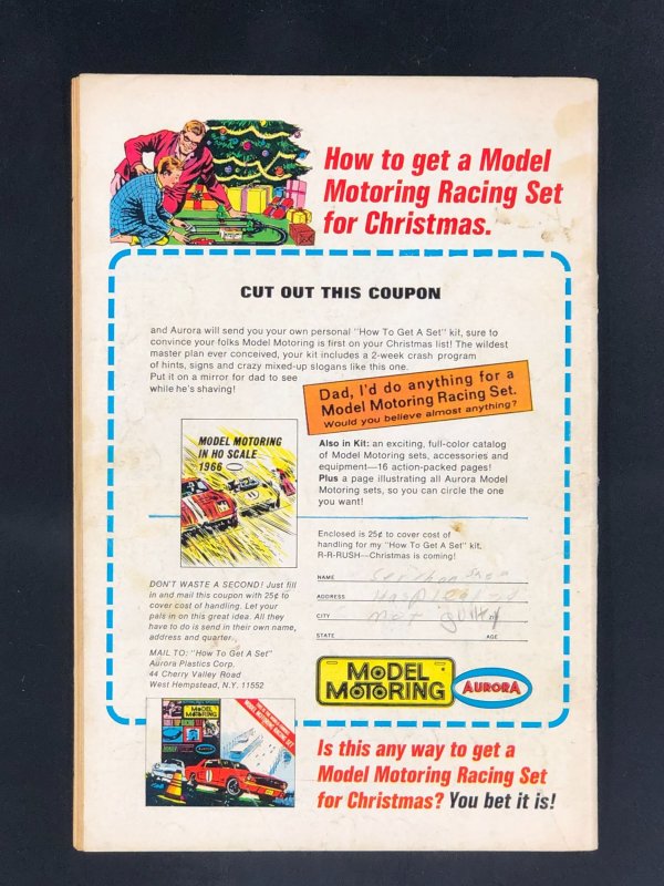 Metamorpho #10 (1967) 1st Appearance of Element Girl