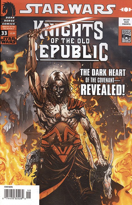 STAR WARS: KNIGHTS OF THE OLD REPUBLIC (2005 Series) #33 NEWSSTAND Near Mint