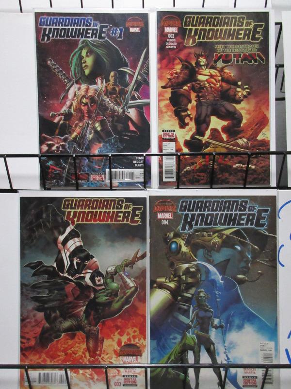 Guardians of Knowhere (Marvel 2015) #1-4 Complete Galaxy Superheroes + Angela