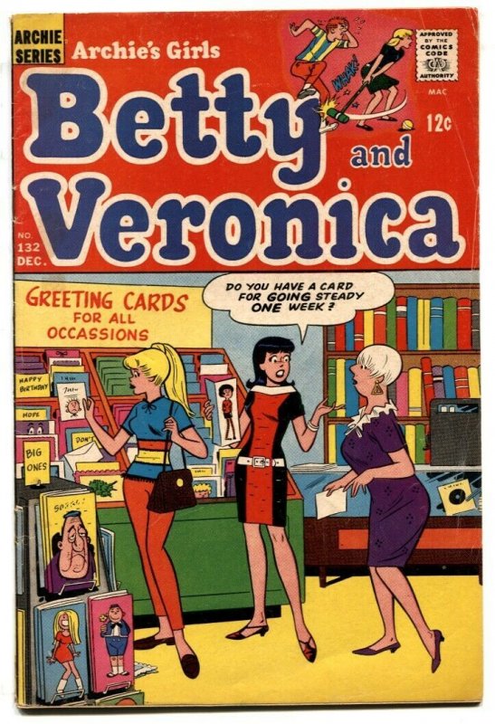 Archie's Girls Betty and Veronica #132 1966- teen humor VG