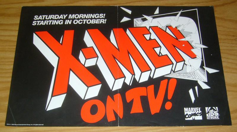 X-Men On TV! poster - fox kids network - 1992