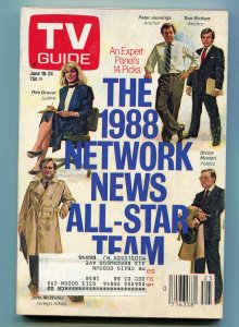MAG: TV Guide-Network News All-Star-New York Metropolitan Edition-June 1988-VG