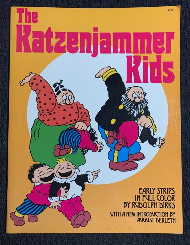 1974 THE KATZENJAMMER KIDS Early Strips in Color by Rudolph Dirks FVF 7.0 Dover