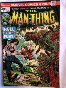 The Man-Thing #2,VG,Mayerik and Gerber artist/writer!