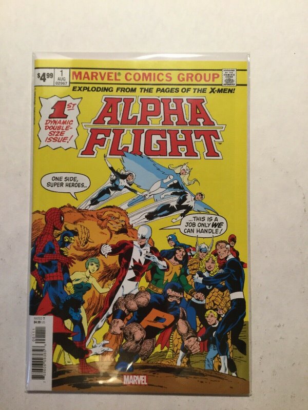 Alpha Flight 1 Facsimile Edition Near Mint Nm Marvel