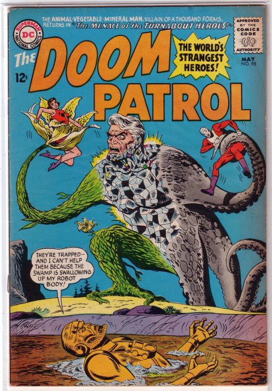 Doom Patrol vol. 1 # 95 GD Drake/Premiani, Animal-Vegetable-Mineral Man | Comic Books - Silver Age, DC Comics, Doom Patrol, Superhero / HipComic Doom Patrol vol. 1 # 95 GD Drake/Premiani, Animal-Vegetable-Mineral Man | Comic Books - Silver Age, DC Comics, Doom Patrol, Superhero / HipComic