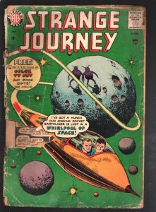 Strange Journey #4 1958-Sci-fi cover & story-Wright Brothers story-Satire sto...