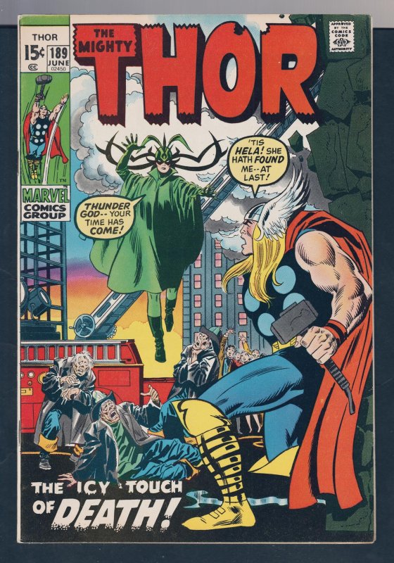 Thor #189 (1971) VF+