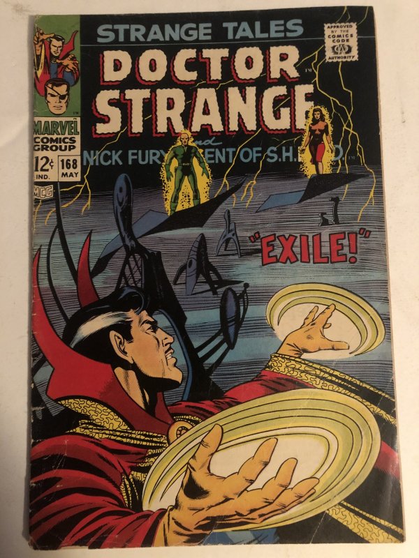 Strange tales 168,VG, see all my Marvel...