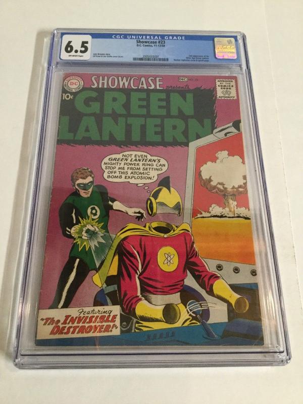 Showcase 23 CGC 6.5 Off-White Pages Second Appearance Of Hal Jordan