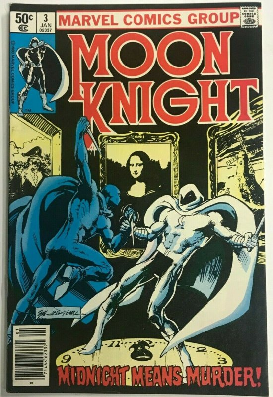 MOON KNIGHT#3 VF 1980 MARVEL BRONZE AGE COMICS