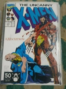 UNCANNY X-MEN #276 1991 MARVEL JIM LEE  PROFESSOR X STARJAMMERS WOLVERINE GAMBIT