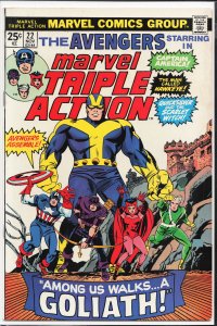 Marvel Triple Action #22 (1974) The Avengers