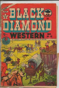 Black Diamond Western #32 ORIGINAL Vintage 1952 Lev Gleason Comics