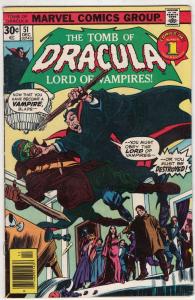 Tomb of Dracula #51 (Dec-76) FN/VF Mid-High-Grade Dracula