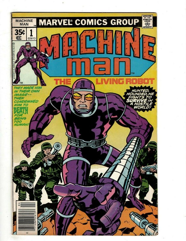 10 Machine Man The Living Robot Marvel Comics # 1 2 3 4 5 6 7 8 9 10 J461