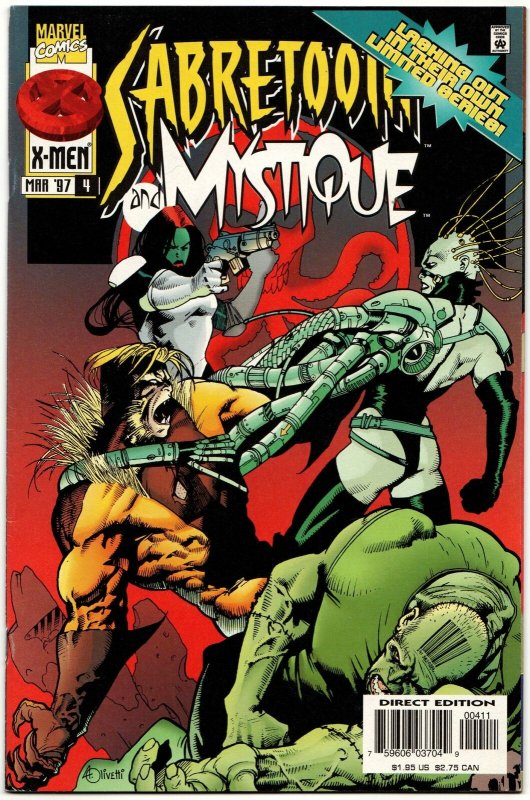 Sabretooth & Mystique #4 (Marvel, 1997) FN