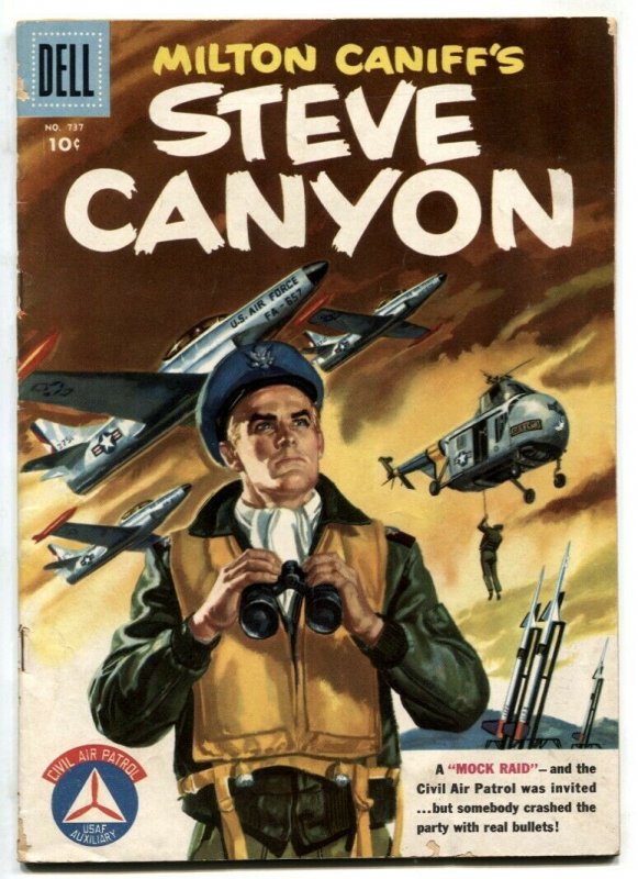STEVE CANYON -Four Color Comics #737 1956- G/VG 