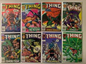 Thing comics lot #9-30 9 diff avg 6.0 (1984-85)