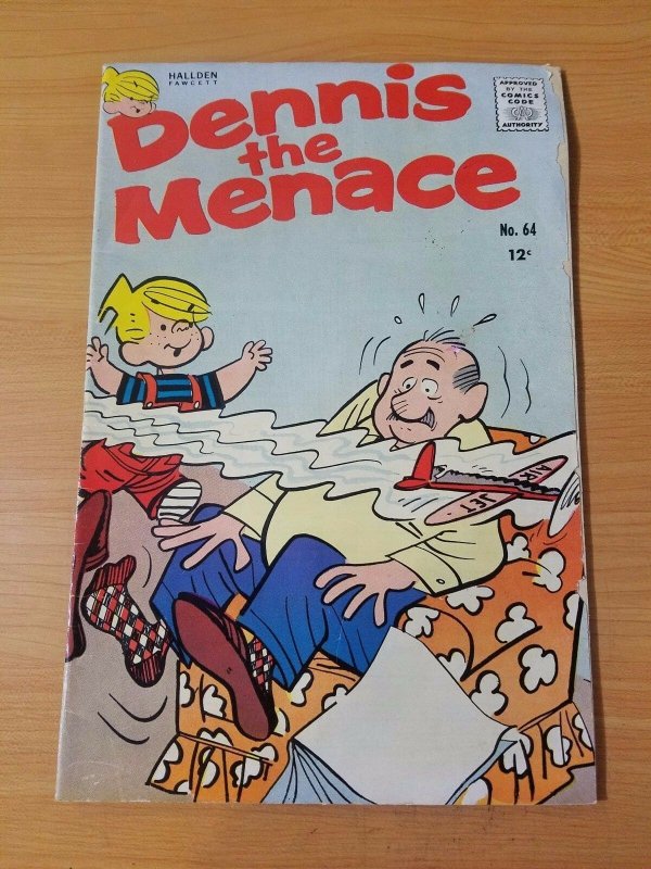 Dennis the Menace #64 ~ GOOD - VERY GOOD VG ~ (1963, Hallden / Fawcett Comics)