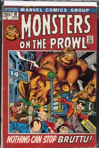 Monsters on the Prowl #18 (1972) Bruttu