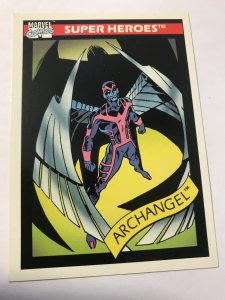 ARCHANGEL #21 card : 1990 Marvel Universe Series 1, NM/M, X-Men, Angel