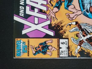 X-Factor #6 Comic 1st Full Appearance Of Apocalypse 1986 Marvel FN