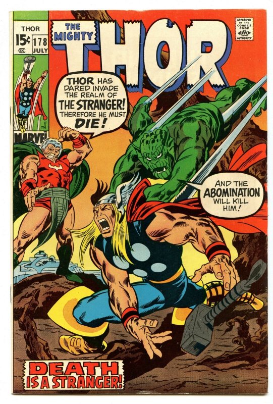 Thor 178 Jul 1970 VF (8.0)