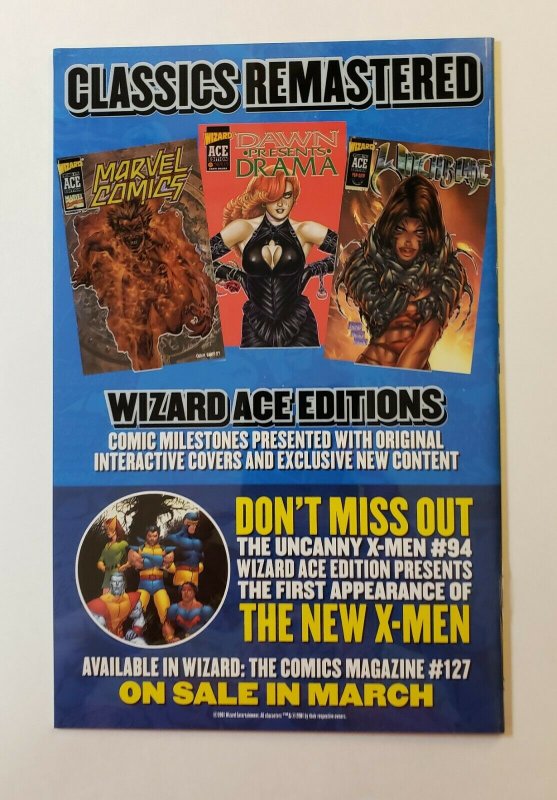 Wizard Ace Edition Amazing Spider-man #129 Marvel 2002 Gloss Overlay Comic NM 