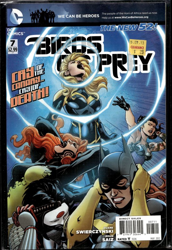 Birds of Prey #7 (2012) Birds of Prey