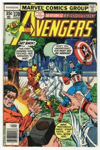 Avengers #170 ORIGINAL Vintage 1978 Marvel Comics 1st Appearance Jocasta 
