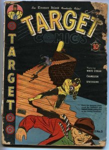 Target Vol 2 #3 TARGET Space Hawk by Basil Wolverton 1941 Golden Age