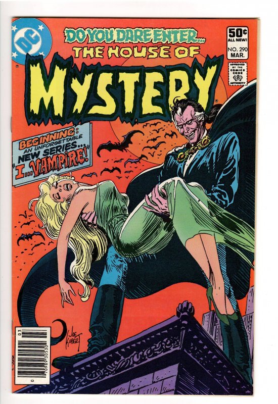 HOUSE OF MYSTERY 290 NM 9.0-9.4 NEWSSTAND!! 1st APP. I VAMPIRE KILLER COPY!!