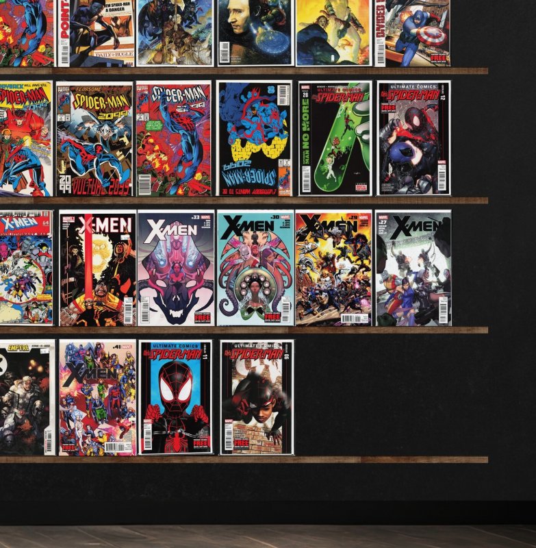 Huge Lot 150+ Comics with X-Men, Ultimate Comics Spider-Man, Weapon X & More!