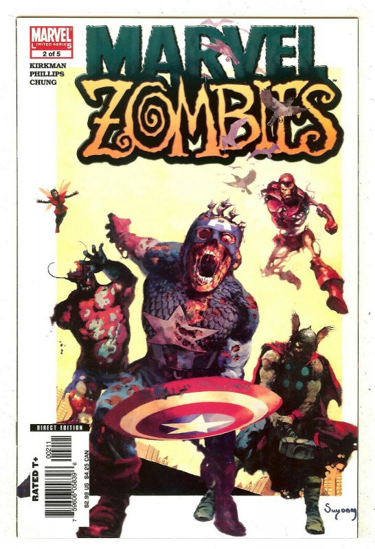 Marvel Zombies 2   Avengers #4 cover swipe