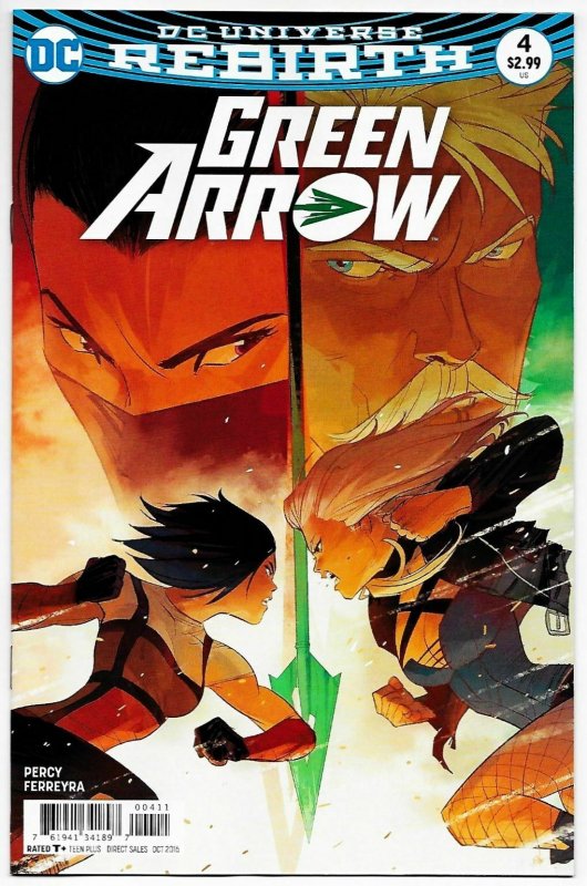 Green Arrow #4 Rebirth Main Cvr (DC, 2016) NM