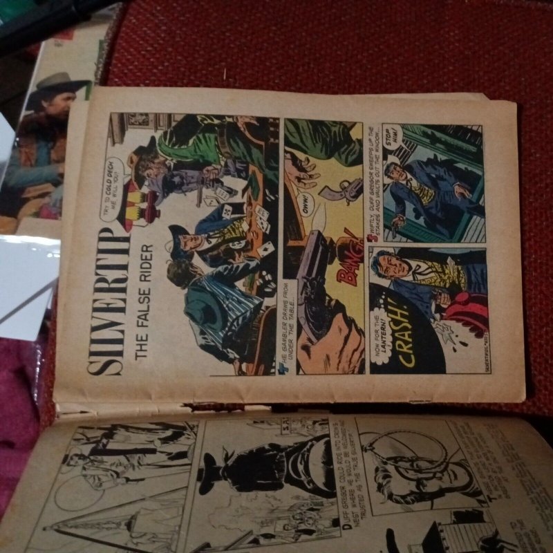 MAX BRAND'S SILVERTIP ~ Four Color #835 silver age western 1957 DELL Comic Book