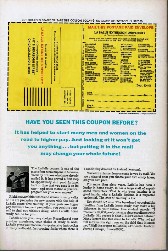 Astonishing Tales #23 - VERY FINE - Gil Kane Pencils