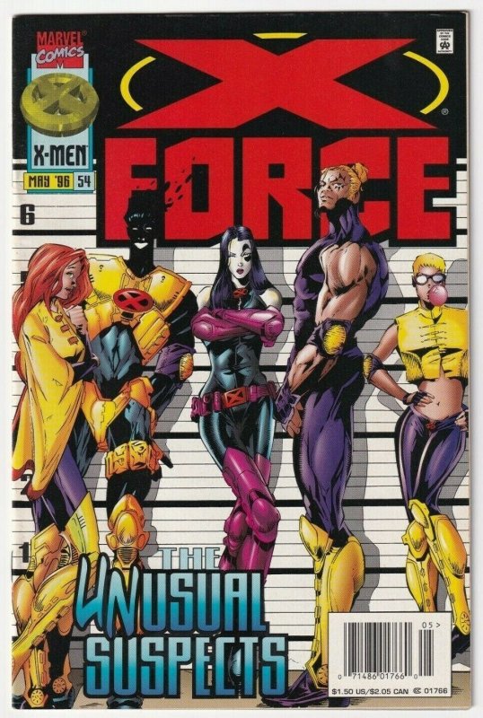 X-Force #54 May 1996 Marvel Comics