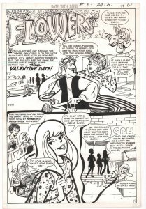 Date with Debbi #8 Complete Four Page Story - 1970 art by Unknown