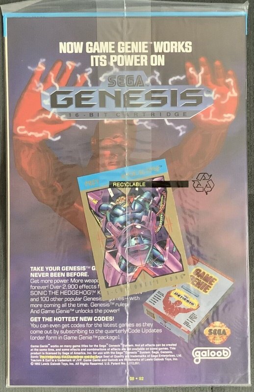 X-Men #14 (1992, Marvel) Sealed in Original Poly-Bag. NM/MT