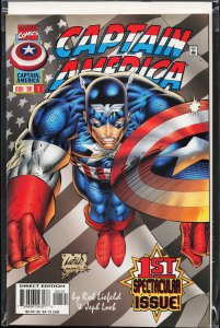 Captain America #1 Variant Cover (1996) Captain America [Key Issue]