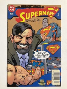 THE ADVENTURES OF SUPERMAN 613 SIGNED KEVIN NOWLAN NM NEAR MINT DC COMICS